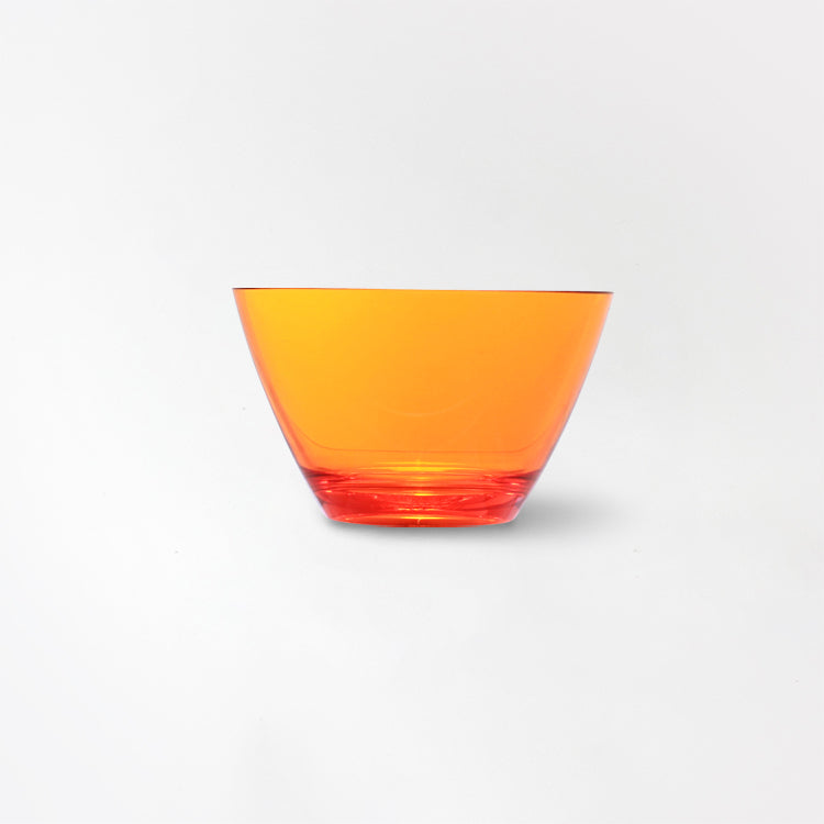 ポリカーボネート製 ラウンドボール・スモール (アンバー)｜グラス