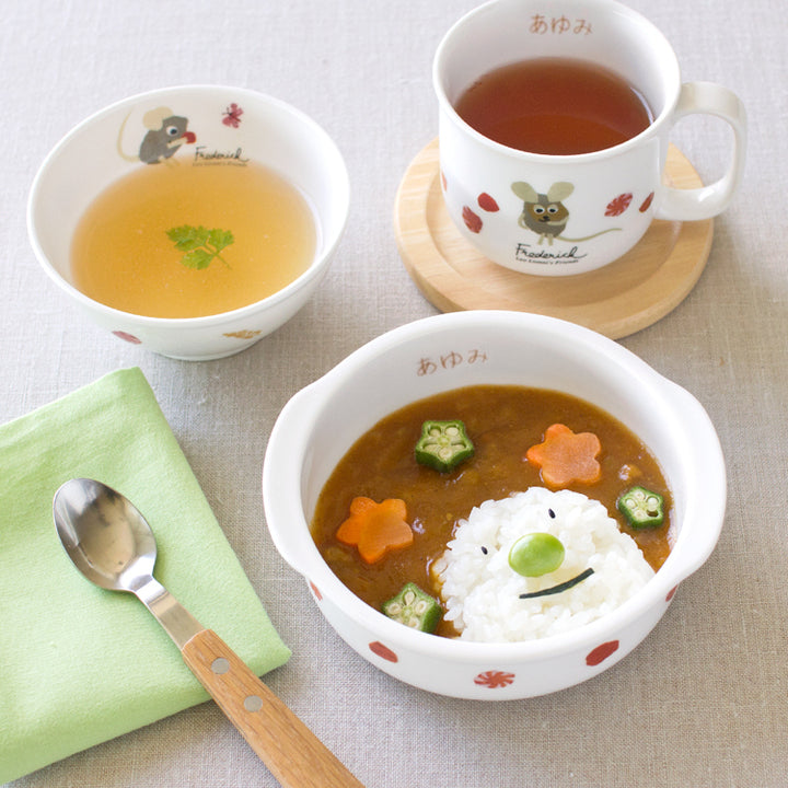 【復興支援商品】レオ・レオニズ お食い初めセット (ネーム入)