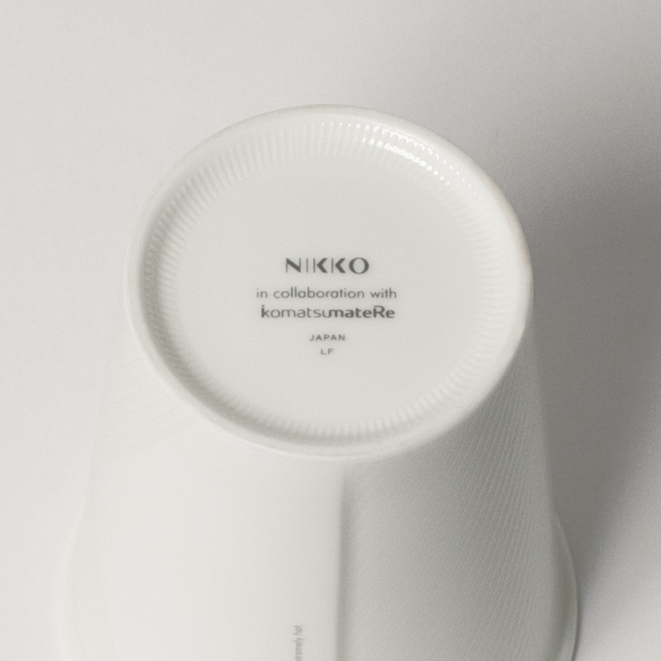 【復興支援商品】like a Paper Cup ペアセット (金彩なし) スリーブ付 (ライトグレー・インディゴ)