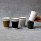 【復興支援商品】like a Paper Cup ペアセット (金彩あり) スリーブ付 (ライトグレー・インディゴ)