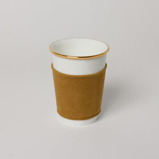 【復興支援商品】like a Paper Cup (鼓門 金彩) スリーブ付 (オニオン)