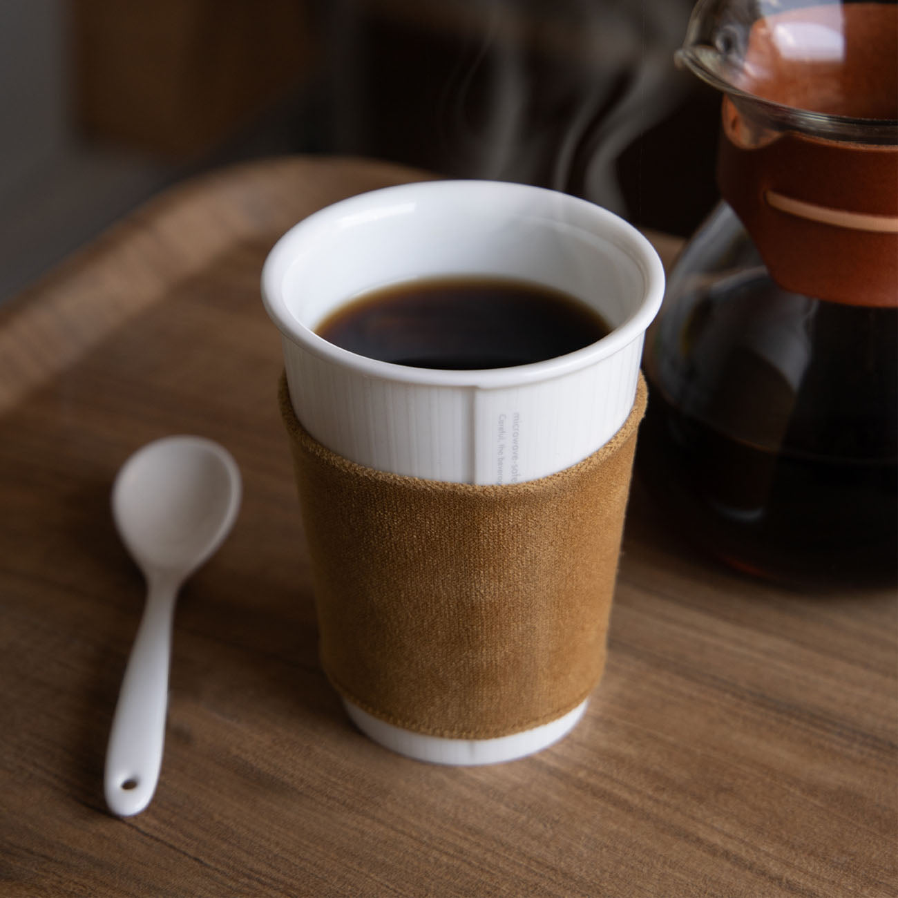 nikko食器｜like a Paper Cup (出格子) スリーブ付 (オニオン)｜カップ