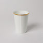 【復興支援商品】like a Paper Cup (出格子 金彩) スリーブ付 (ライトグレー)