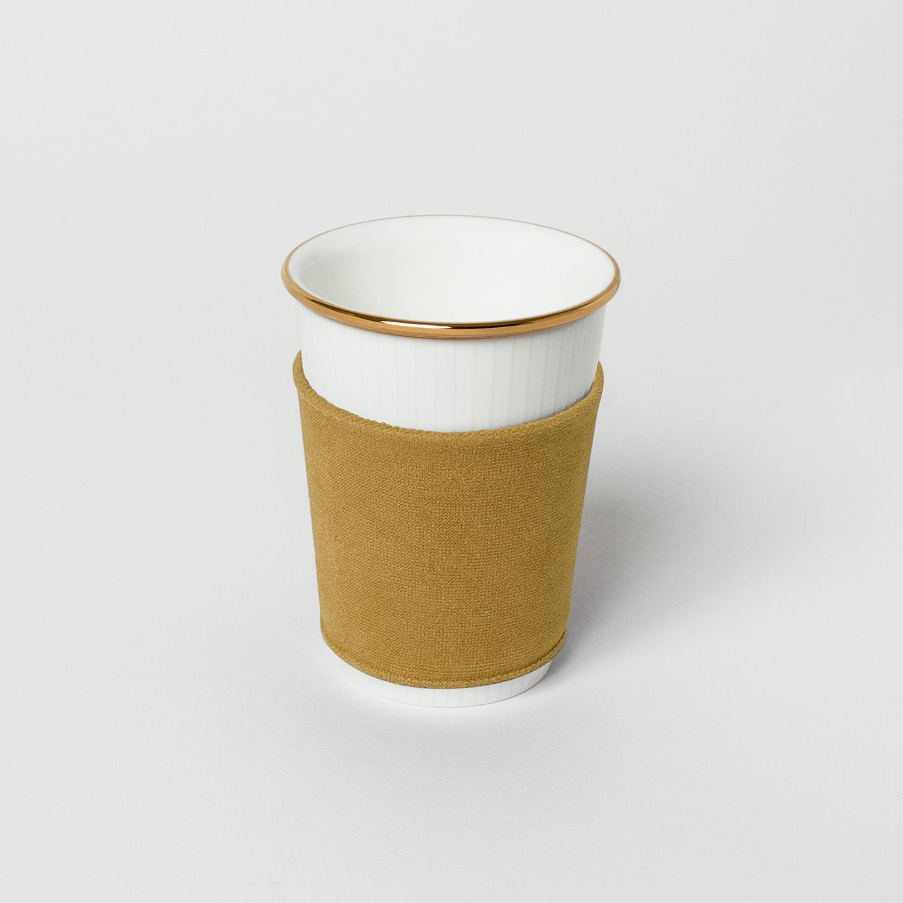 【復興支援商品】like a Paper Cup (出格子 金彩) スリーブ付 (オニオン)