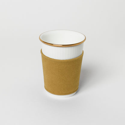 【復興支援商品】like a Paper Cup (出格子 金彩) スリーブ付 (オニオン)