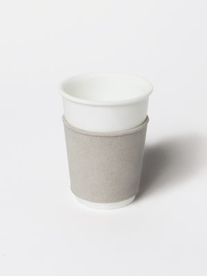 【復興支援商品】like a Paper Cup (鼓門) スリーブ付 (ライトグレー)
