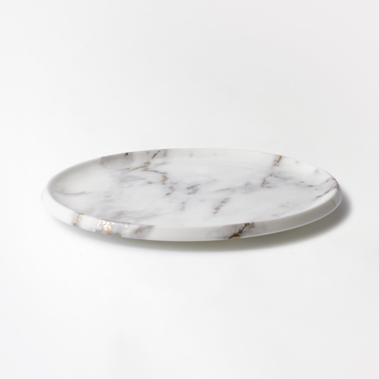 MORIYAMA モリヤマ　24cmプレート　21cmクープ皿　グレー 20.5cmプレート｜おしゃれカフェ食器｜MARBLE GREY｜ニッコー