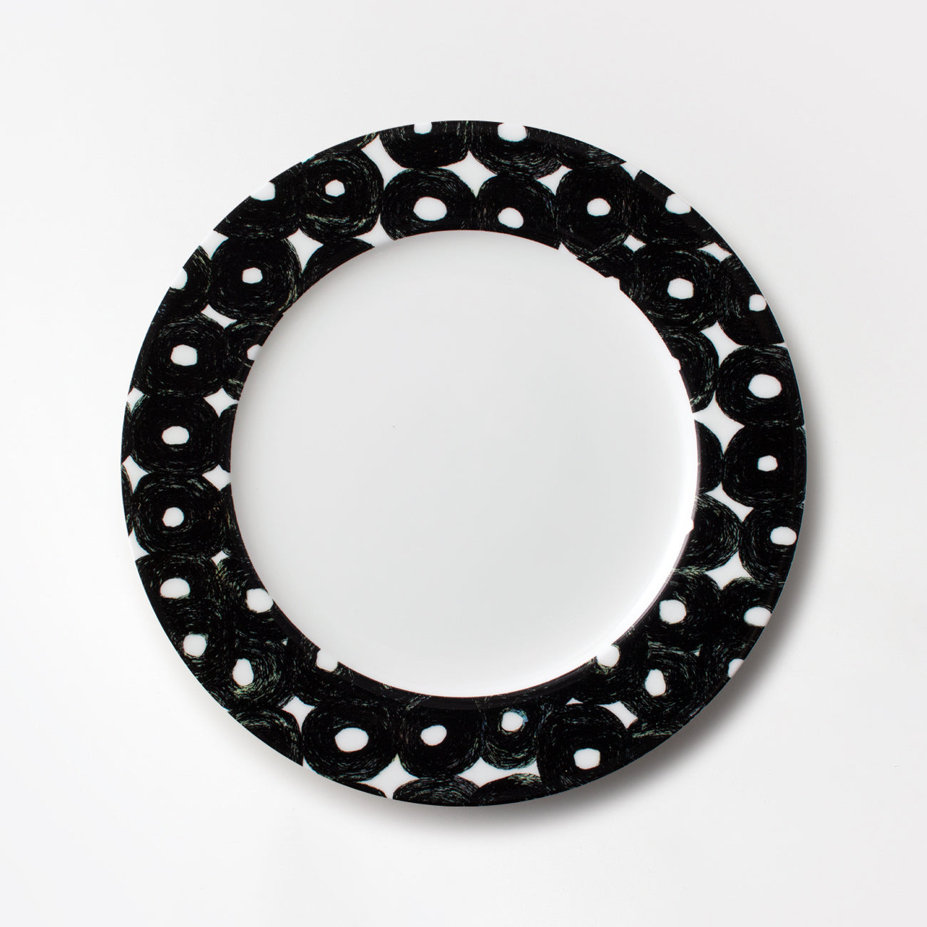 【復興支援商品】ART PLATE 25cm Sanae Sasaki 「(無題)(丸)」